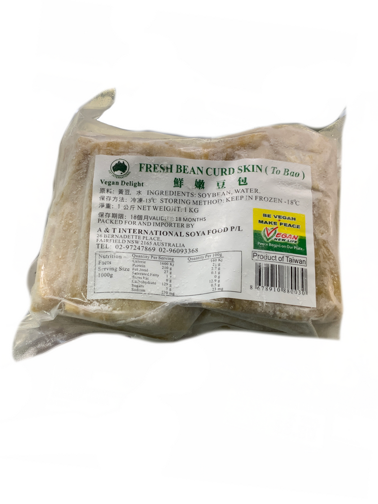 A&T Fresh Bean Curd Skin (To Bao) 1000g