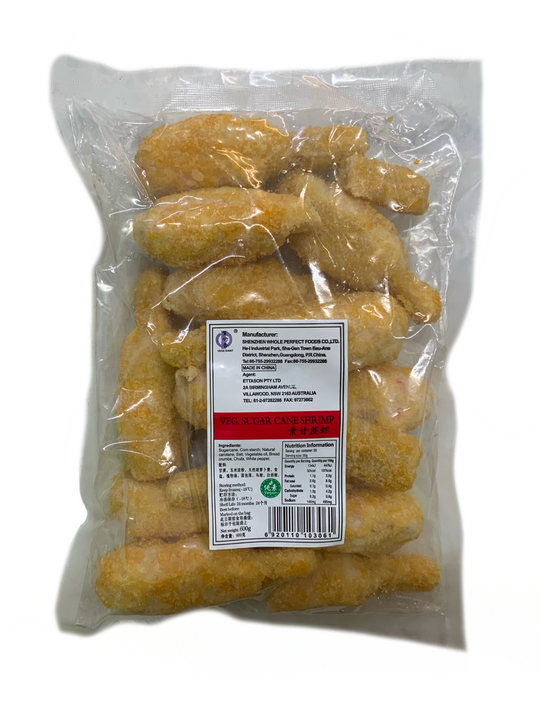 Vege Giant Veg. Sugar Cane Shrimp 600g