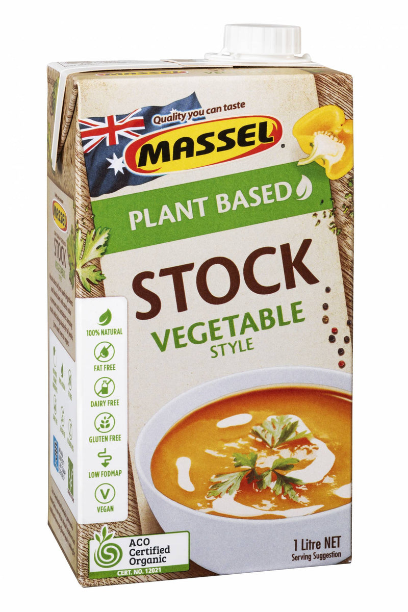 Massel Organic Liquid Stock Vegetable/Chicken Style 1Litre Everspring