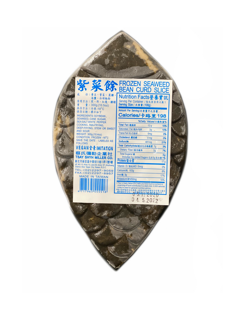 A&T Frozen Seaweed Bean Curd Slice 300g