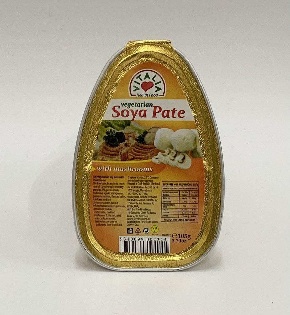 Vitalia Vegetarian Soya Pate With Mushrooms 105g