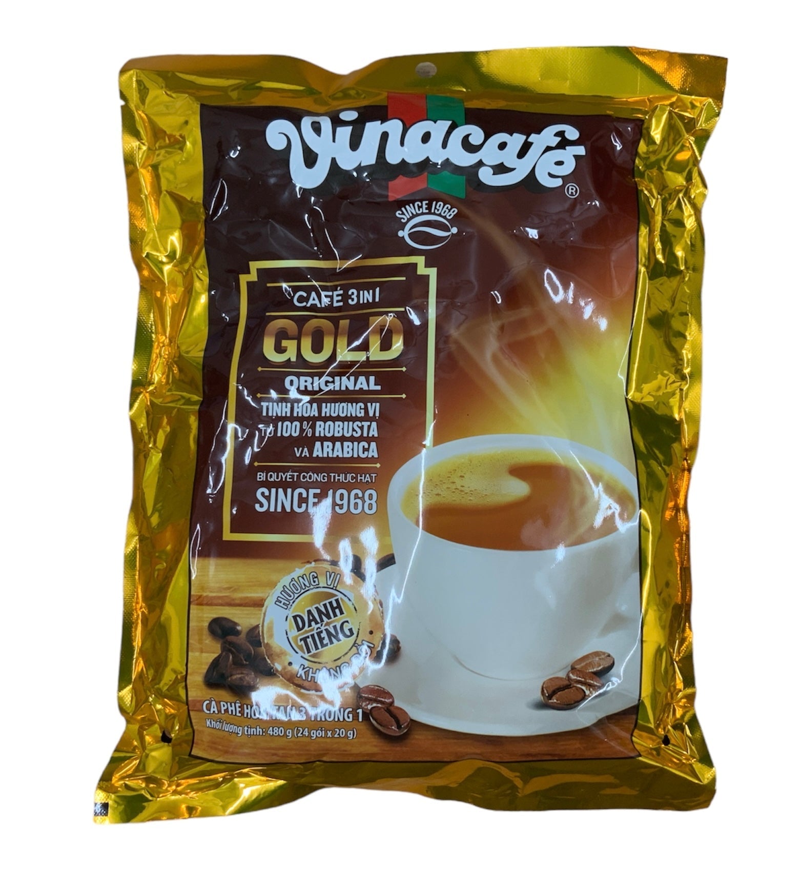 Vinacafe Instant Coffee Mix (20g X 24 Sachets) 480g Everspring Health