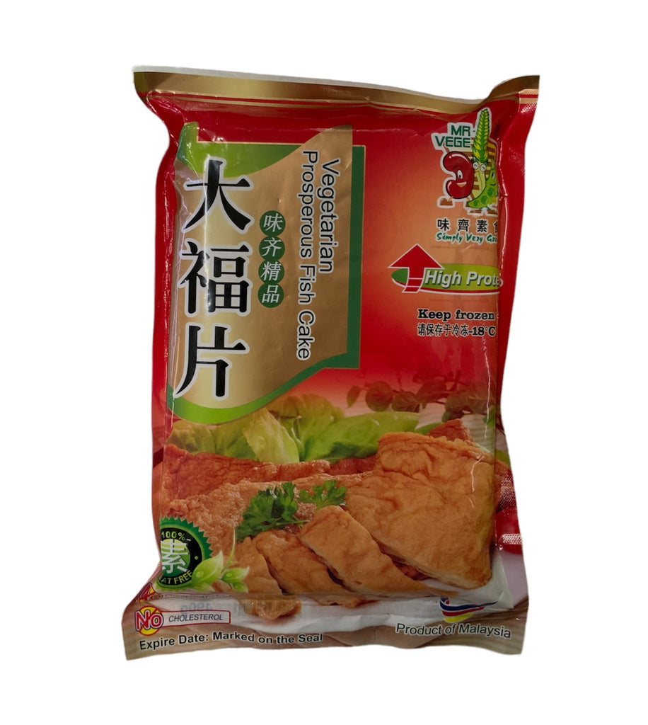 Mr Vege Vegetarian Prosperous Fish Cake 490g