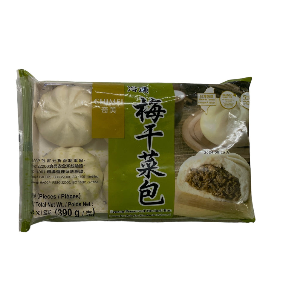 Chimei Frozen Preserved Mustard Bun 360g