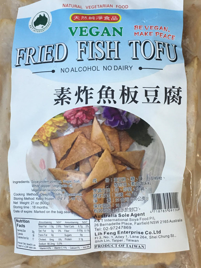 A&T Vegan Fried Fish Tofu 600g