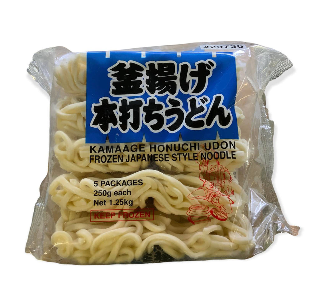 Kamaage Honuchi Udon - Frozen Japanese Style Noodle 5pck x 250G