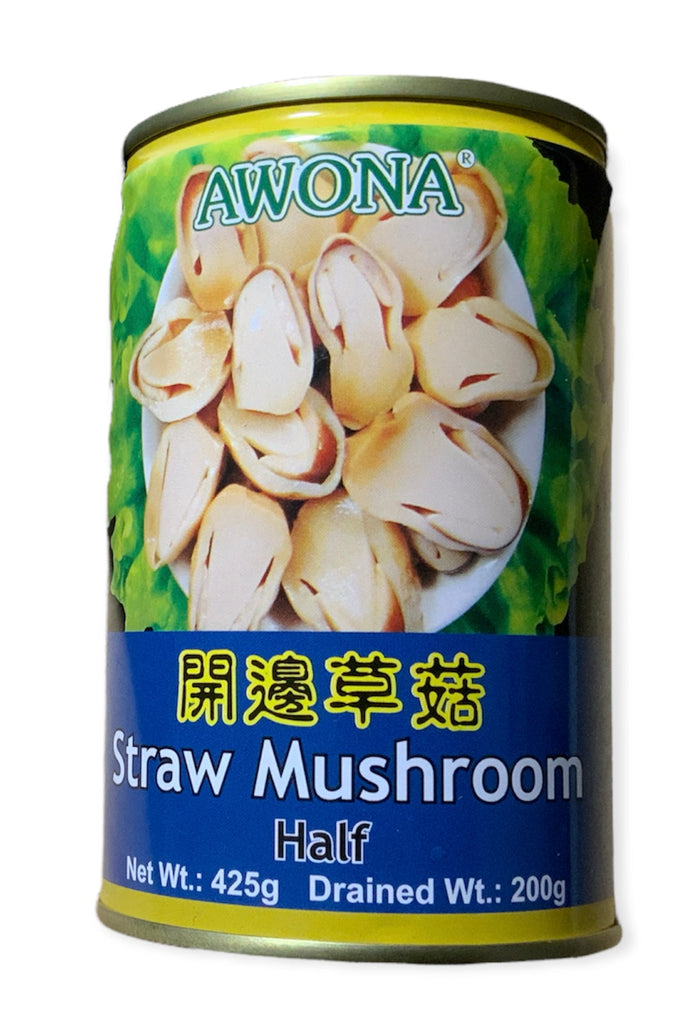 Awona Straw Mushroom Half 425G