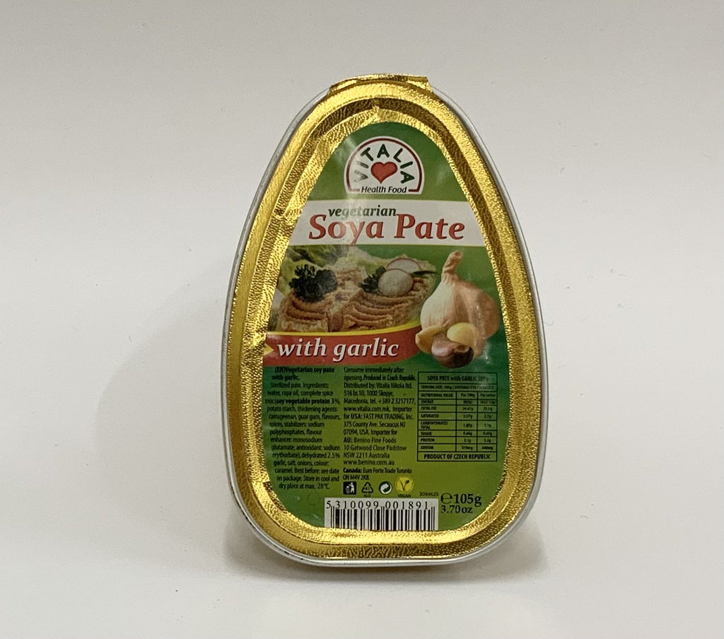 Vitalia Vegetarian Soya Pate With Garlic 105g