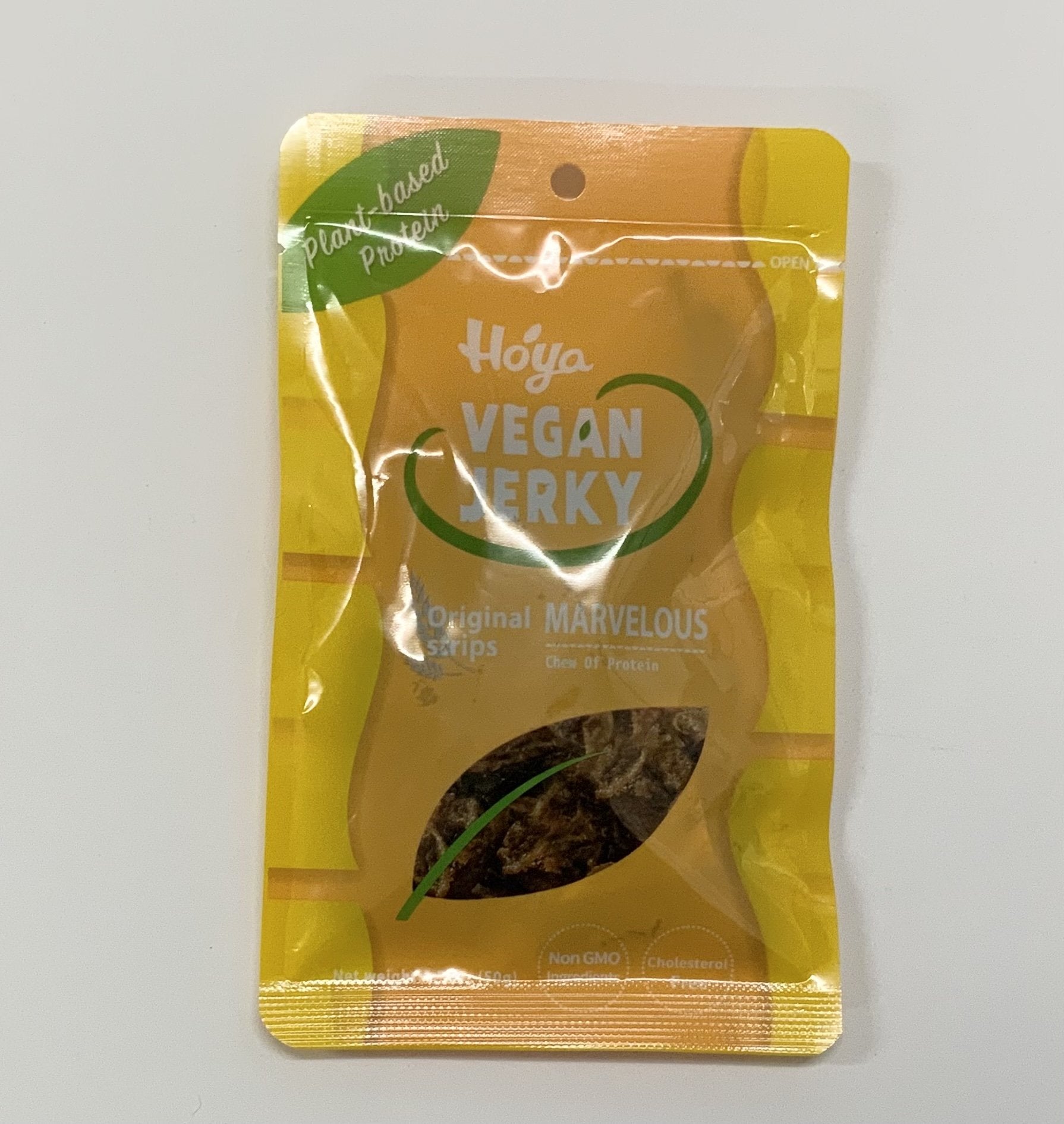 Hoya Vegan Jerky Original Strips Everspring Health Food