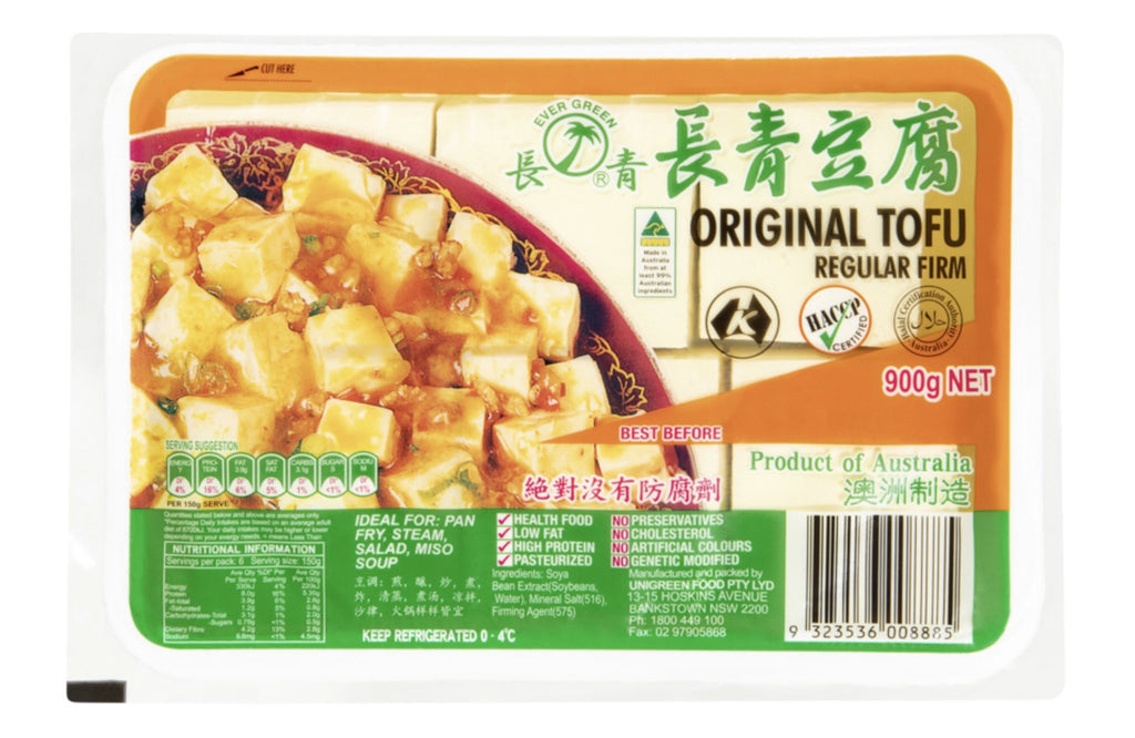 Evergreen Original Regular Tofu (firm) 900g