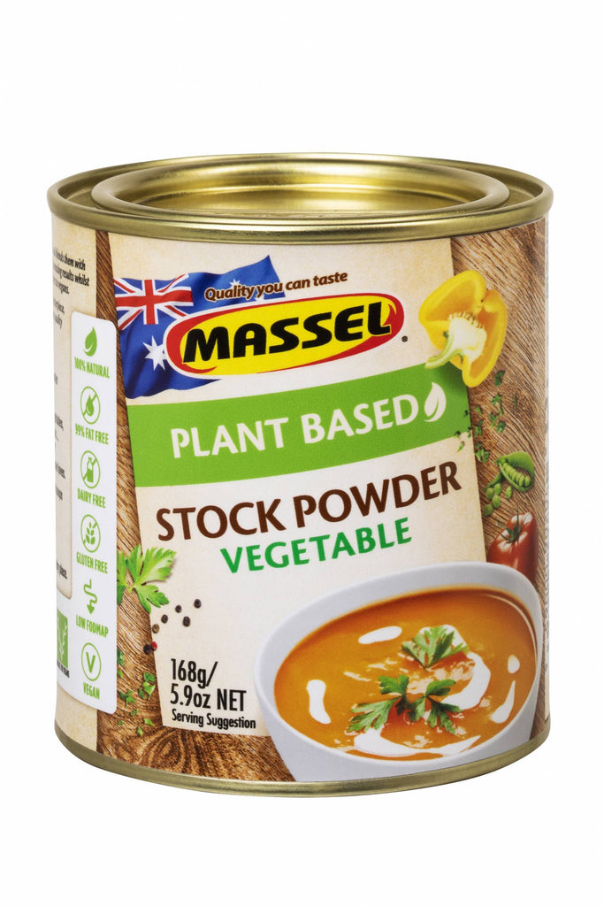 Massel Premium Stock Powder Vegetable/Beef/Chicken 168G