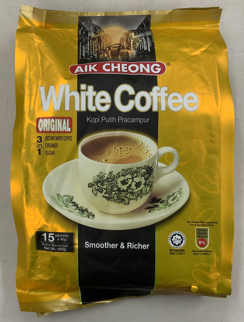 Aik Cheong White Coffee Original (40g X 15 Sachets) 600g
