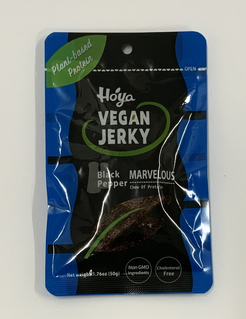 Hoya Vegan Jerky Black Pepper 50g