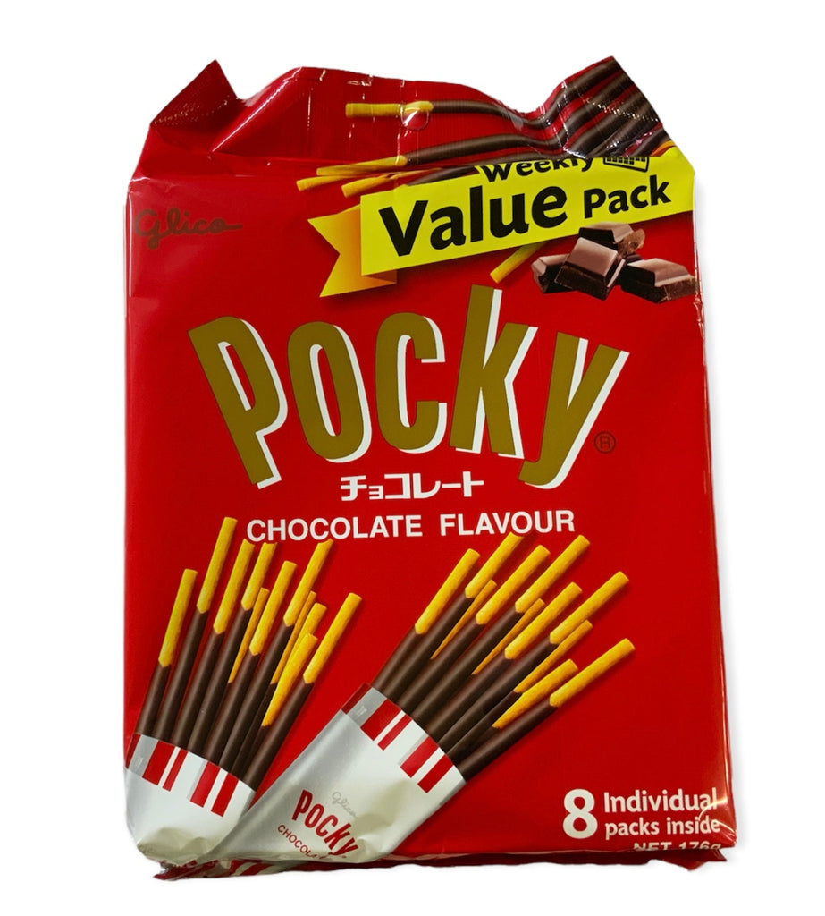 Glico Pocky Chocolate Flavour 176G (22G x 8 Packs)