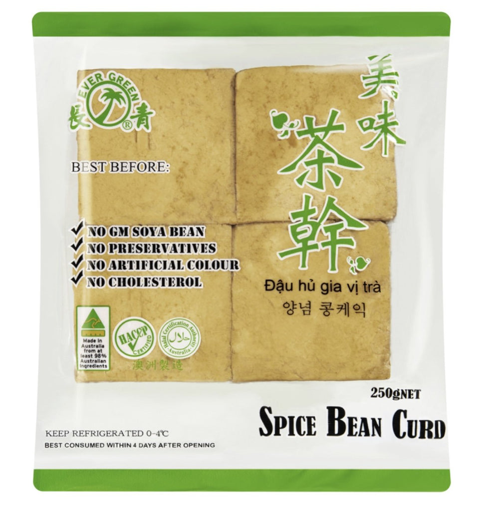 Evergreen Spice Bean Curd 250g