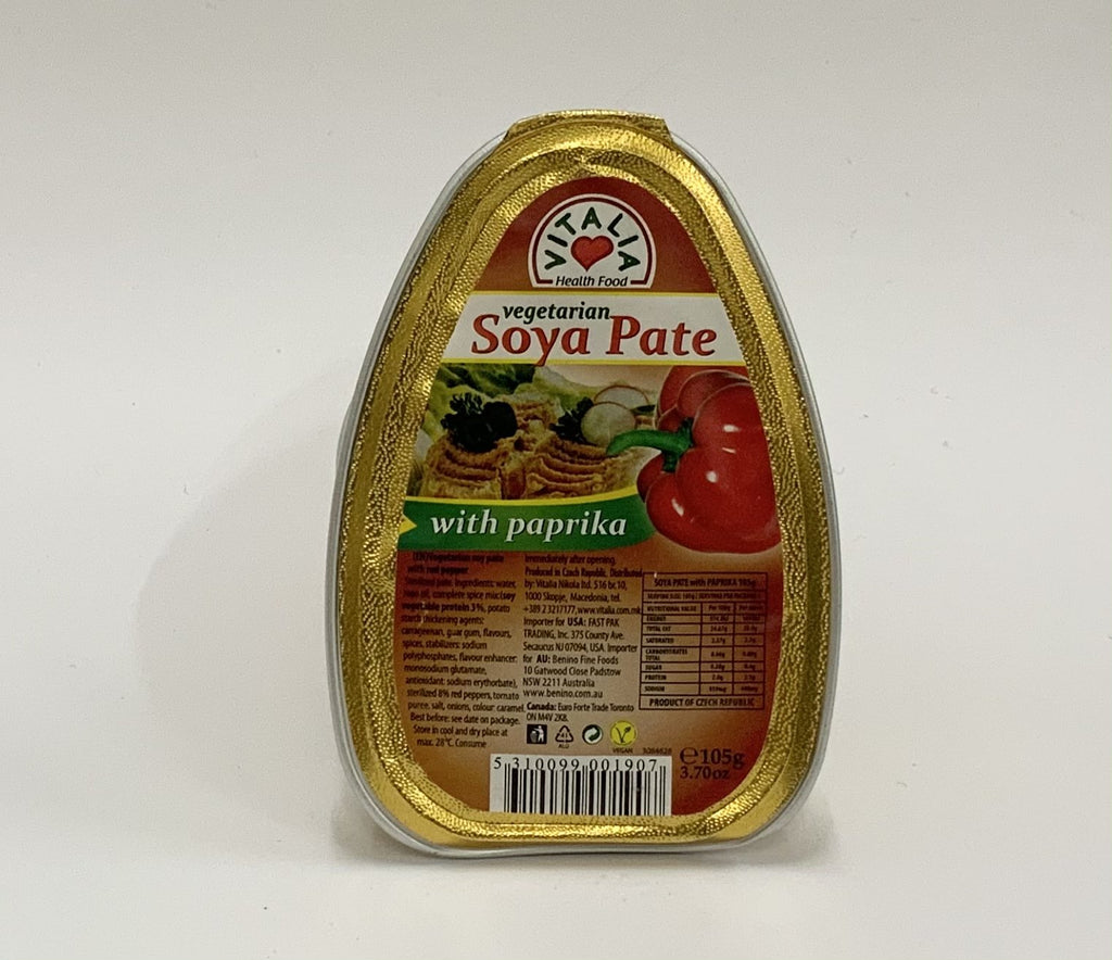 Vitalia Vegetarian Soya Pate With Paprika 105g