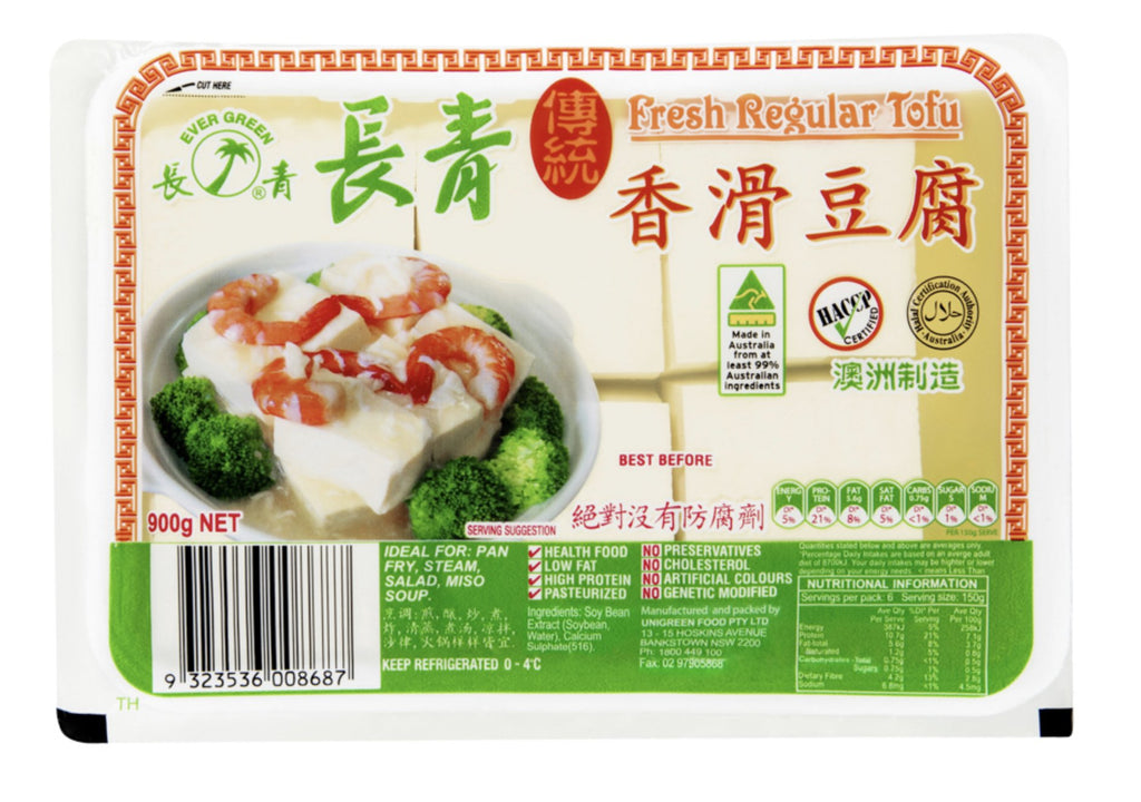 Evergreen Fresh Regular Tofu 900g