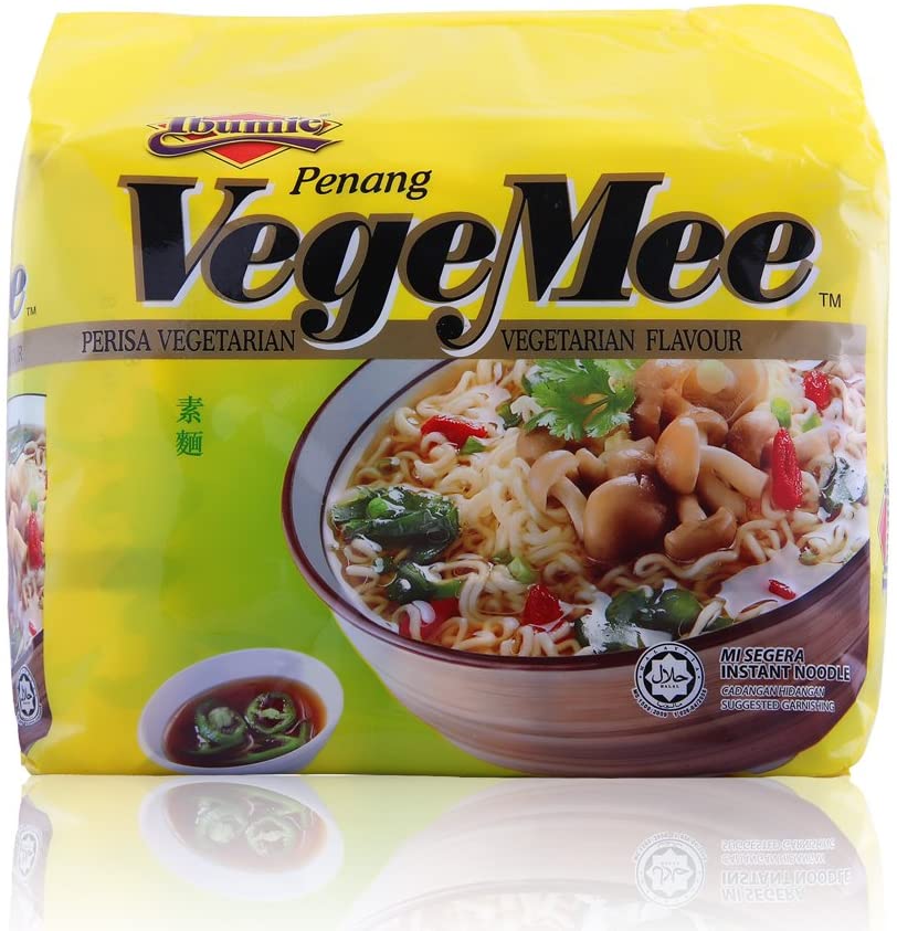 Ibumie Penang VegeMee Vegetarian Flavour Instant Noodles 5 x 80g