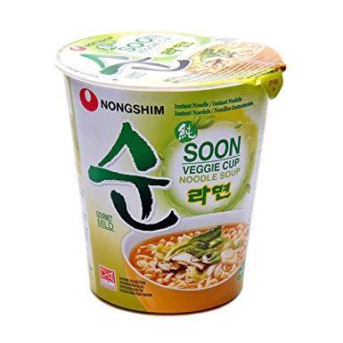Nongshim Soon Veggie Cup Noodle Soup 67g