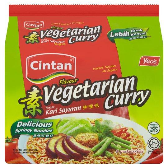Cintan Vegetarian Curry Flavour Instant Noodles 5 Packets x 71g